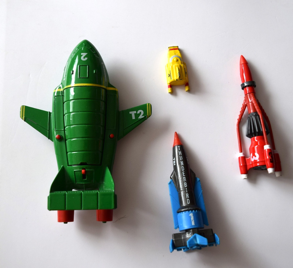 vintage THUNDERBIRDS TB 1 2 3 4 MATCHBOX diecast RESCUE PACK SET 1992